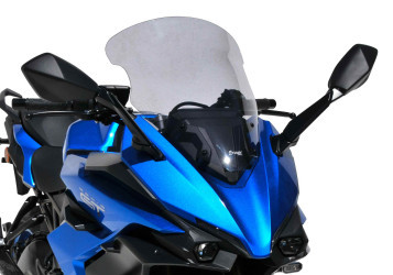 ERMAX Windschutzscheibe grau getönt (durchsichtig) ABE passt für SUZUKI GSX-S 10