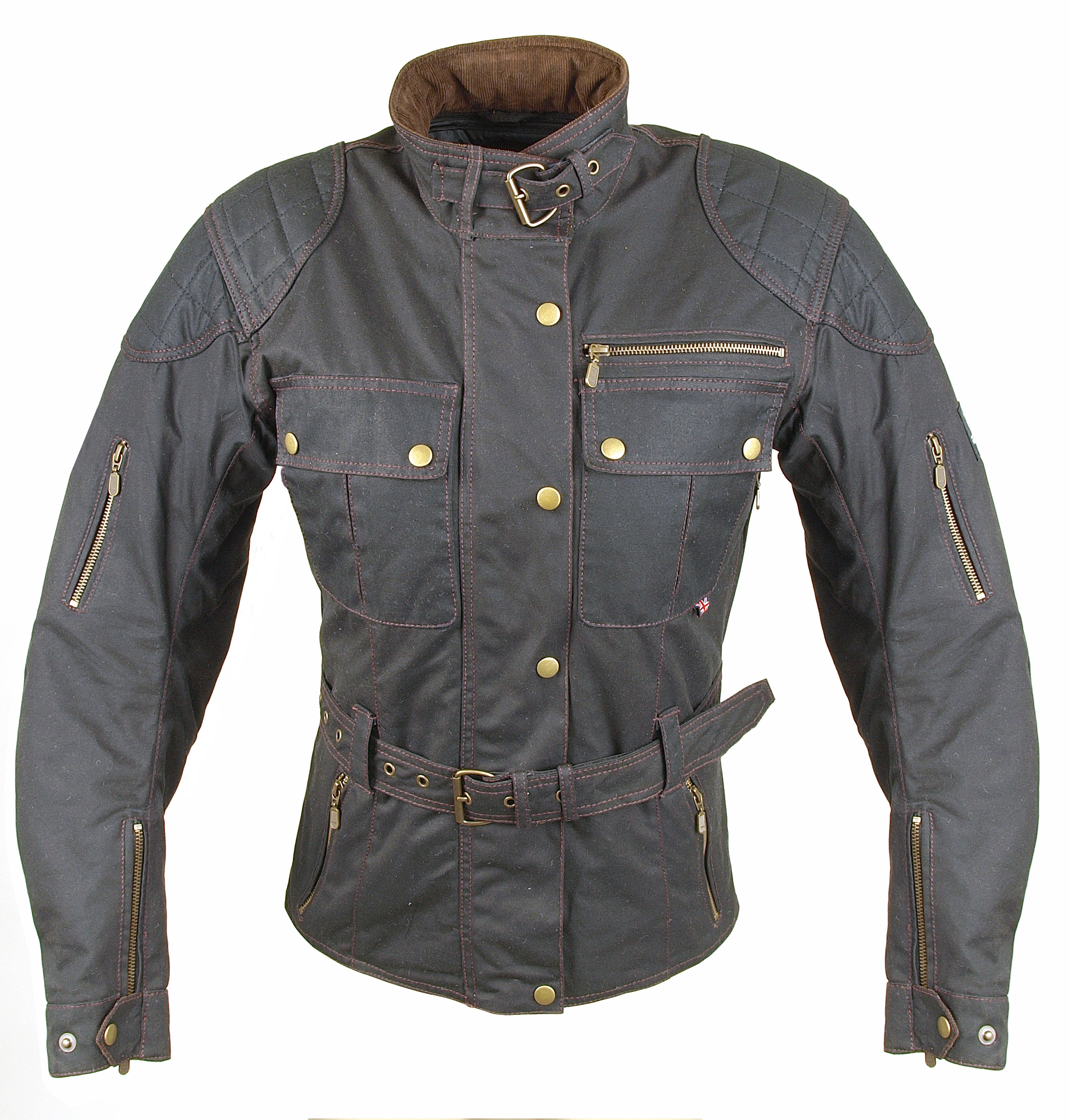 Bores Tropical - Motorrad Wachsjacke - schwarz - Damen