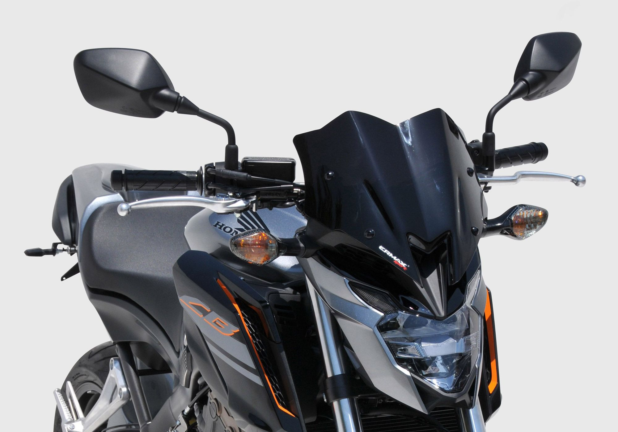 ERMAX Naked-Bike-Scheibe Sport schwarz getönt ABE passt für Honda CB650F