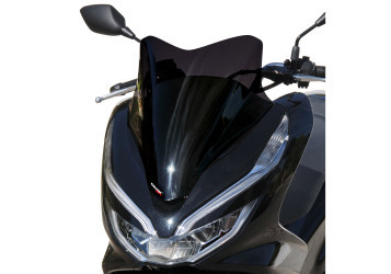 V*ERMAX Scooterscheibe Sport schwarz getönt ABE passt für HONDA PCX 125(18-20)