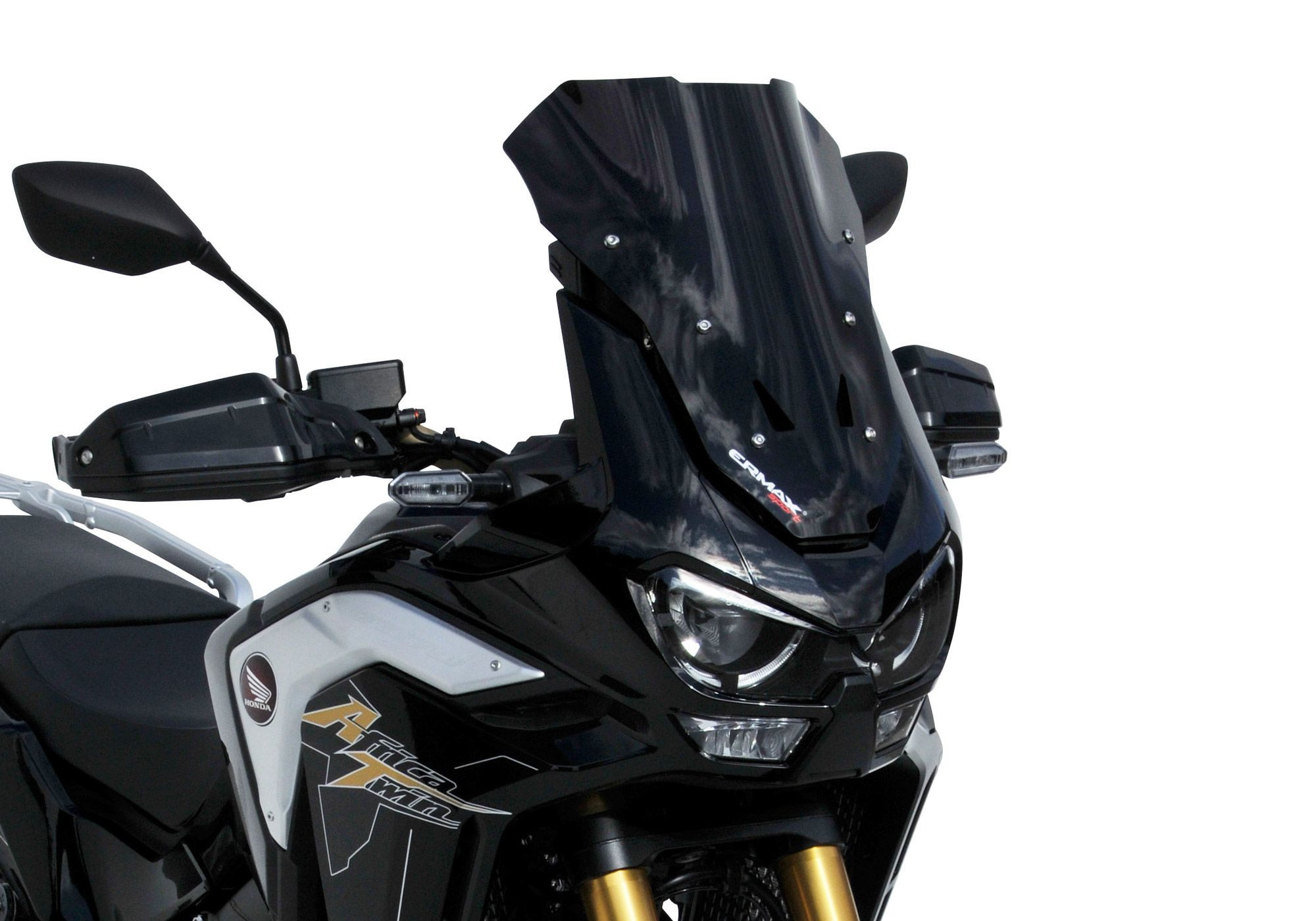 V*ERMAX Windschutzscheibe Sport schwarz getönt ABE passt für HONDA CRF1100L Afri