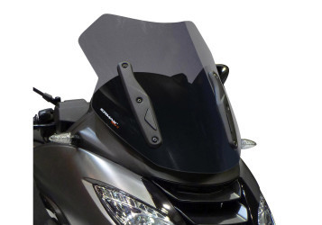 ERMAX Scooterscheibe Sport schwarz getönt ABE passt für PEUGEOT Metropolis 400i(