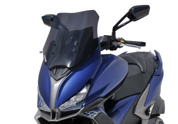 ERMAX Scooterscheibe Sport schwarz getönt ABE passt für KYMCO Xciting S 400i(19-