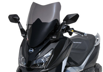V*ERMAX Scooterscheibe Sport schwarz getönt ABE passt für SYM Cruisym 125(18-21)