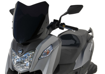 V*ERMAX Scooterscheibe Sport schwarz getönt ABE passt für SYM Joymax Z 125(19-21