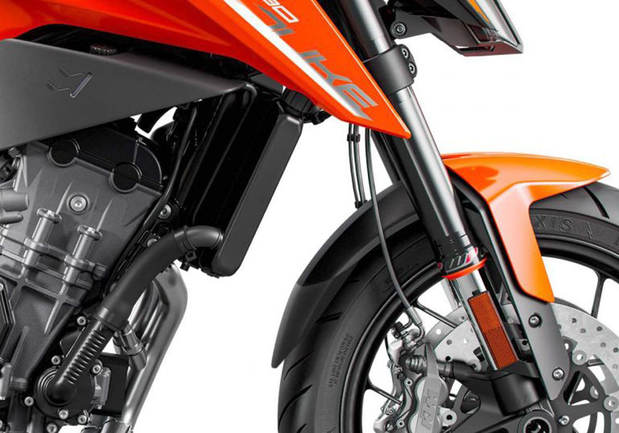 BODYSTYLE Kotflügelverlängerung vorne schwarz-matt passt für KTM 790 Duke(18-21)