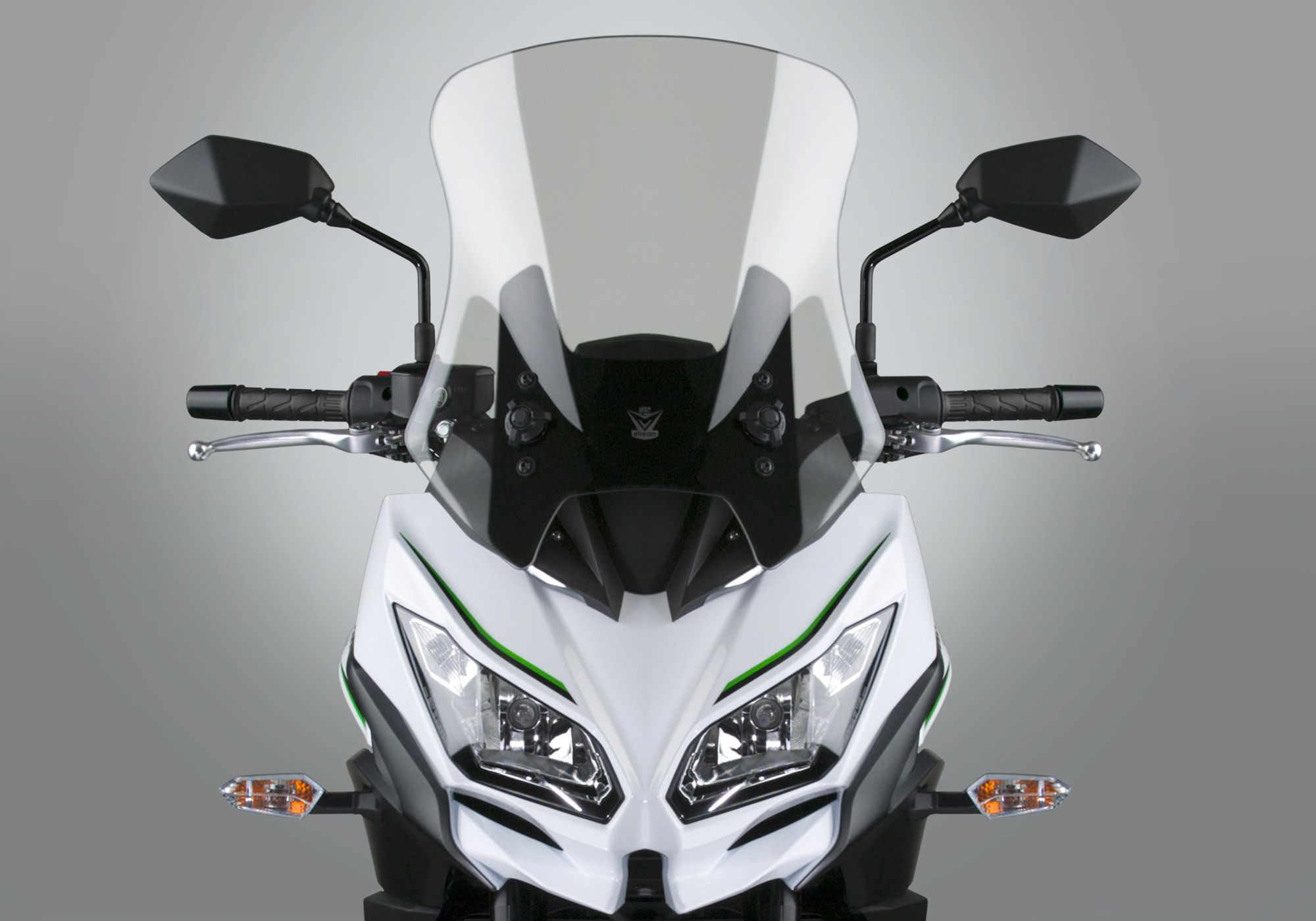 NATIONAL CYCLE Motorradscheibe VStream grau getönt ABE passt für Kawasaki Versys 650, Versys 1000, Versys 1000
