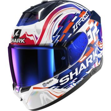 SHARK Integralhelm SKWAL i3 REPLICA ZARCO GP DE FCE ECE 22.06 Gr. XS-2XL White Violet Blue