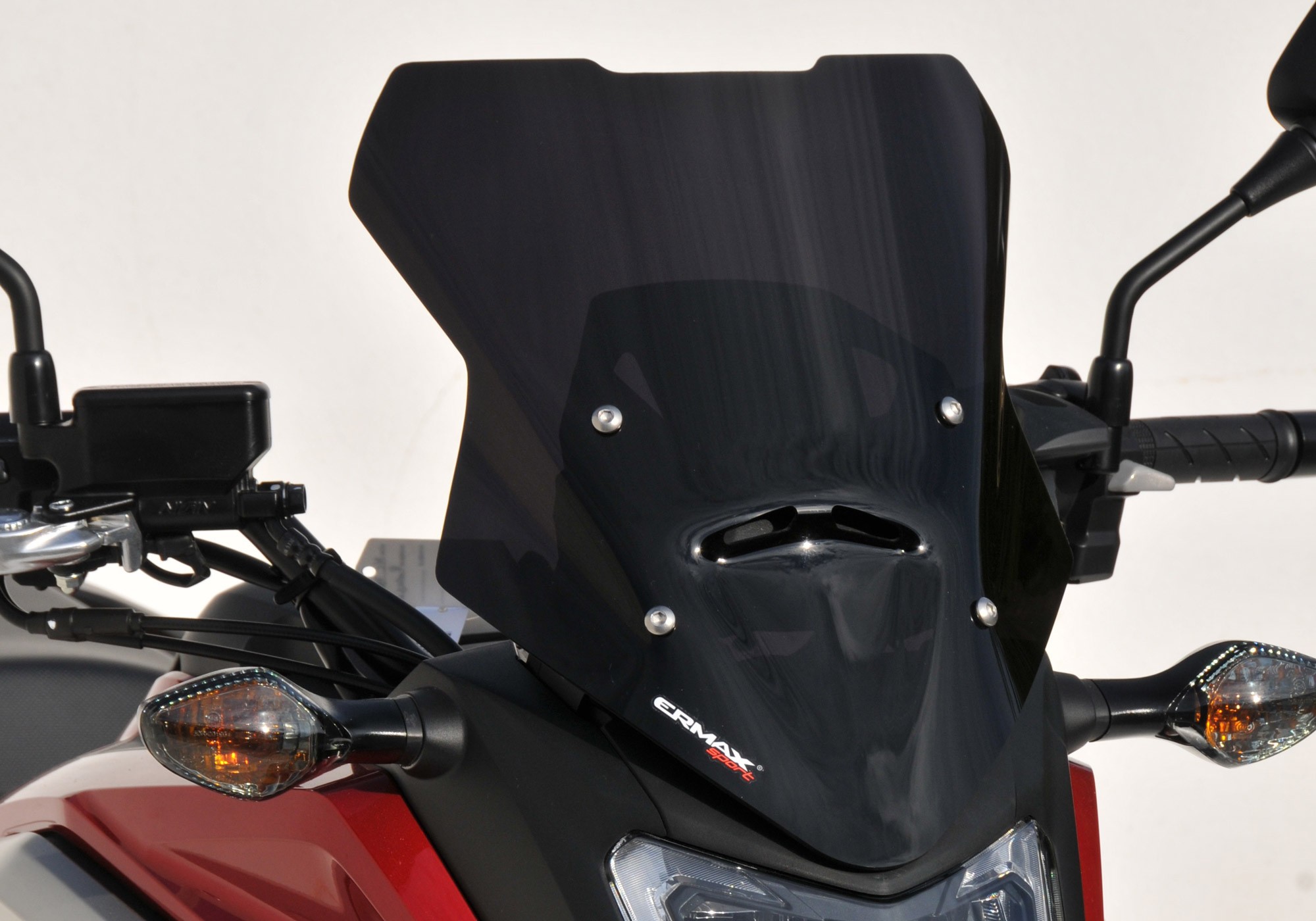 ERMAX Windschutzscheibe Sport schwarz getönt ABE passt für HONDA NC750X(16-20)