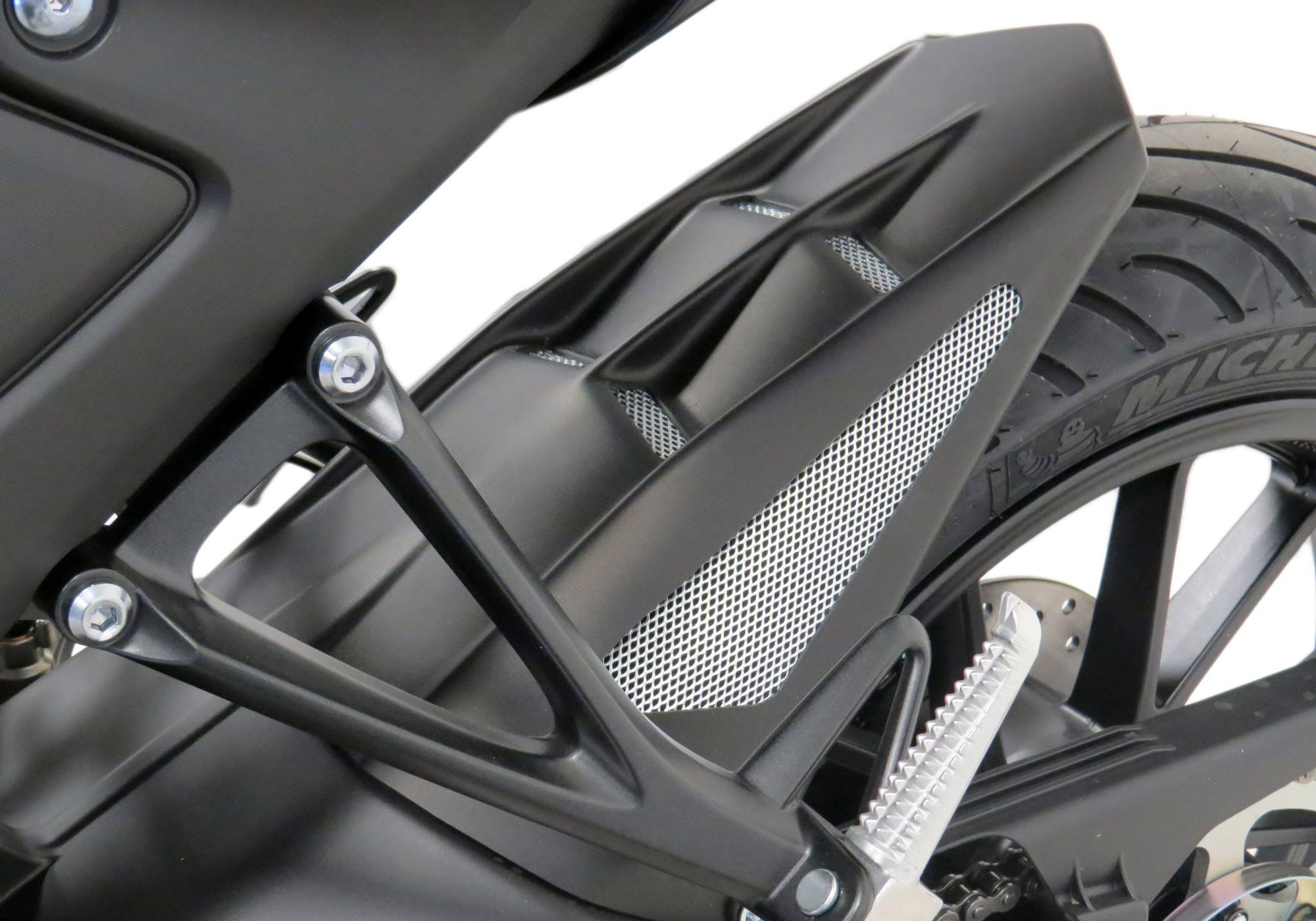 BODYSTYLE Raceline Hinterradabdeckung Carbon Look ABE passt für Yamaha MT-125, YZF-R125