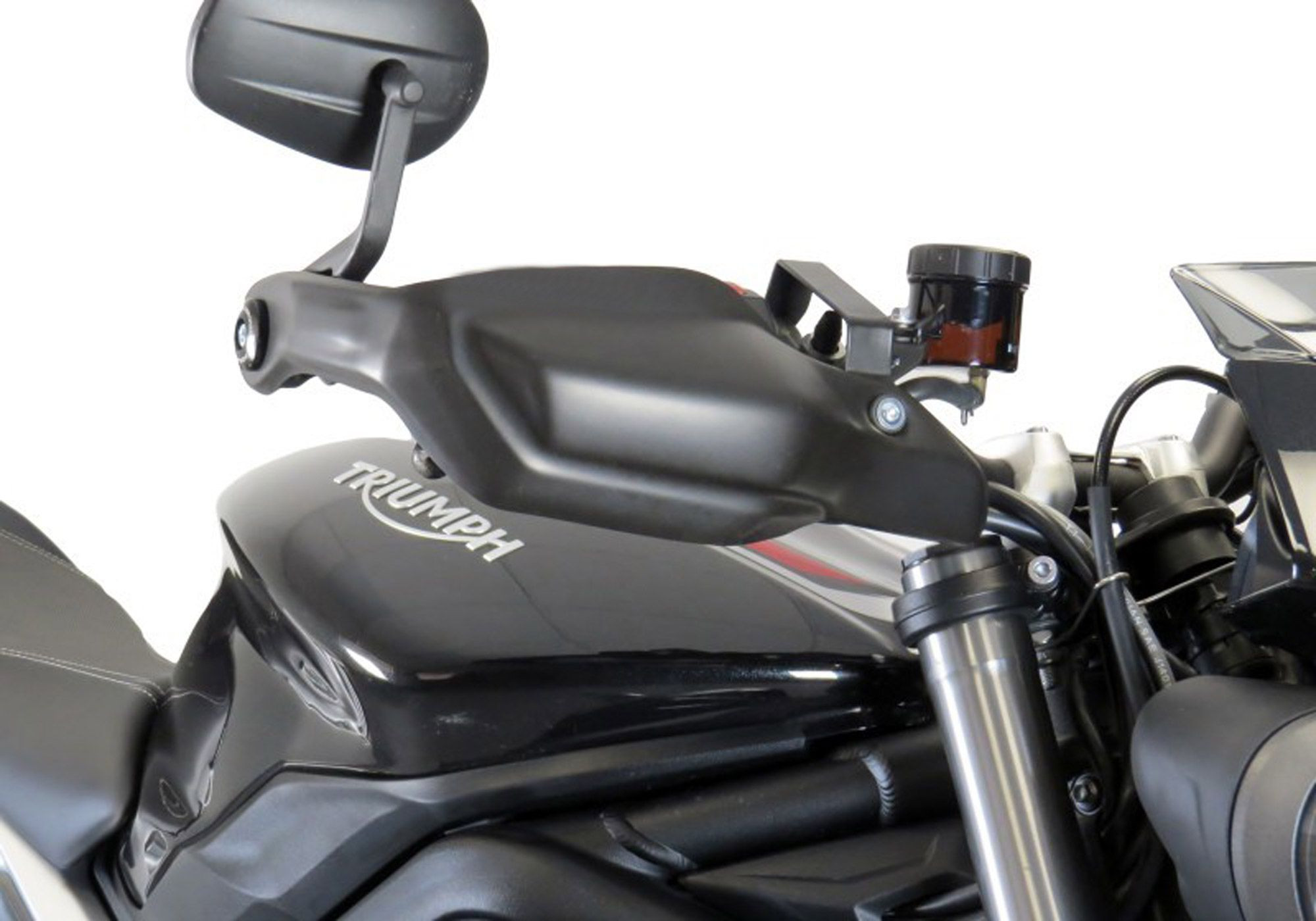 V*BODYSTYLE Handprotektoren schwarz-matt passt für TRIUMPH Street Triple RS(20-2