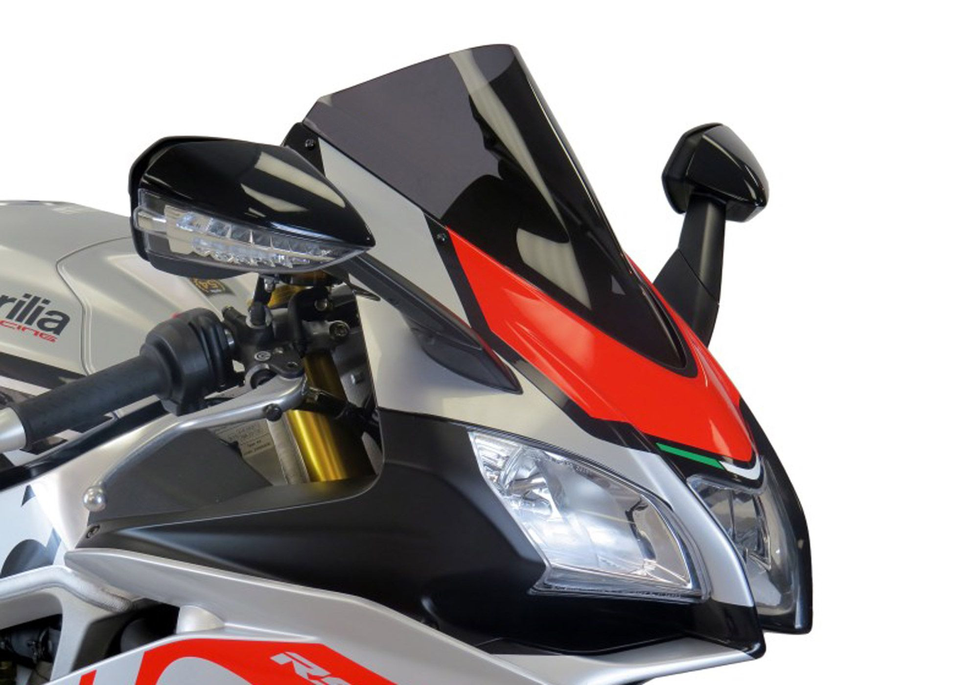 BODYSTYLE Racing Cockpitscheibe schwarz getönt ABE passt für APRILIA RSV4 RR/Fac