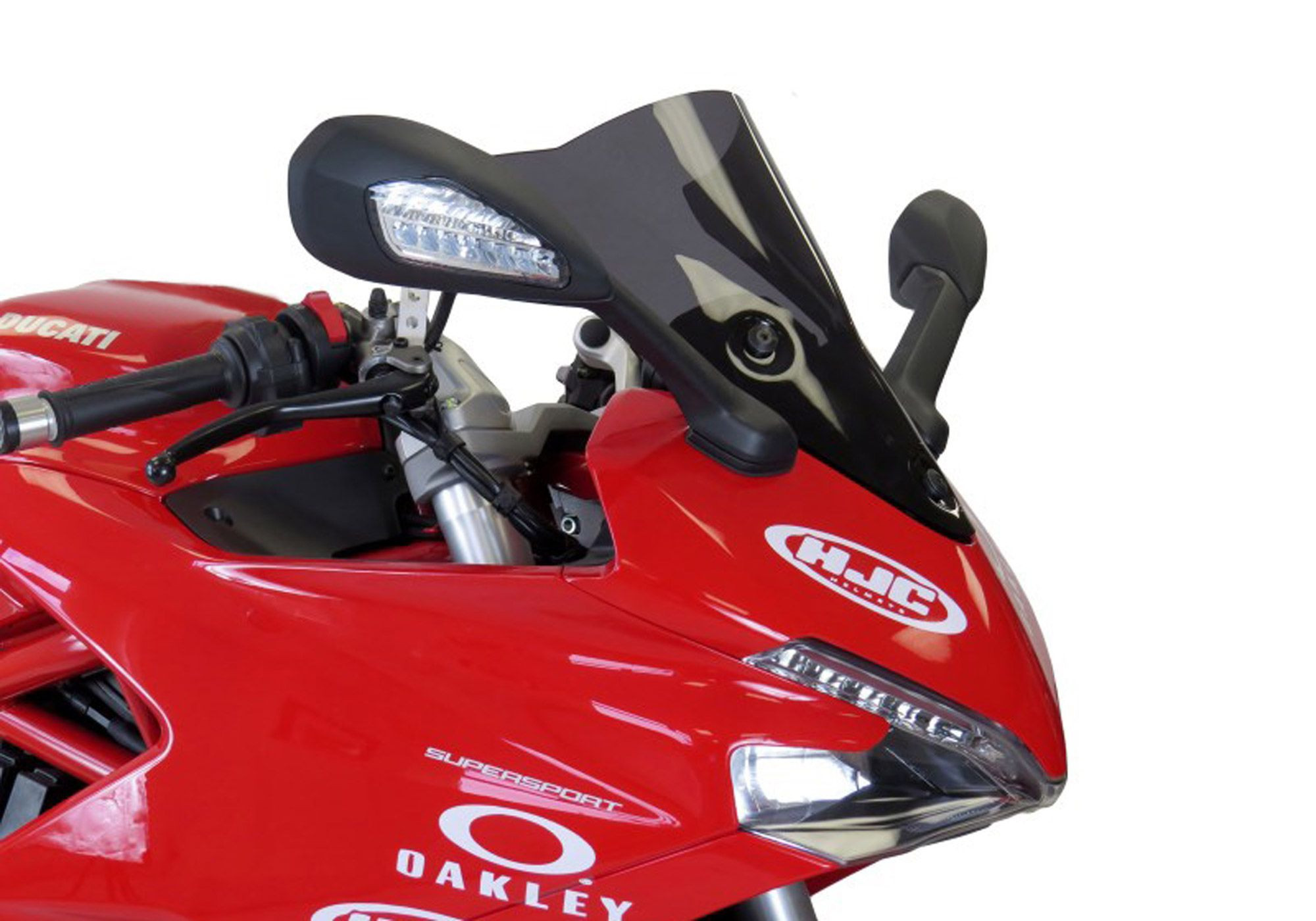 V*BODYSTYLE Racing Cockpitscheibe schwarz getönt ABE passt für DUCATI Supersport