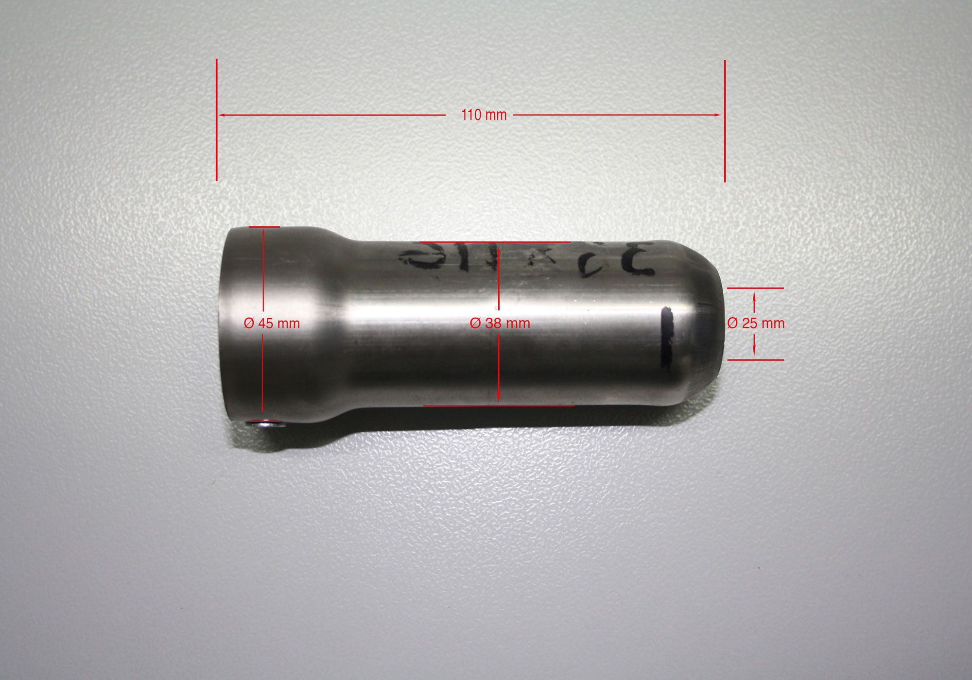 dB-Absorber Standard Ø38 mm Schraube außen/unten Rac 1