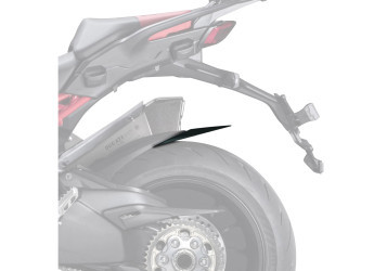 V*BODYSTYLE Hinterradabdeckungsverlängerung schwarz-matt passt für DUCATI Multis