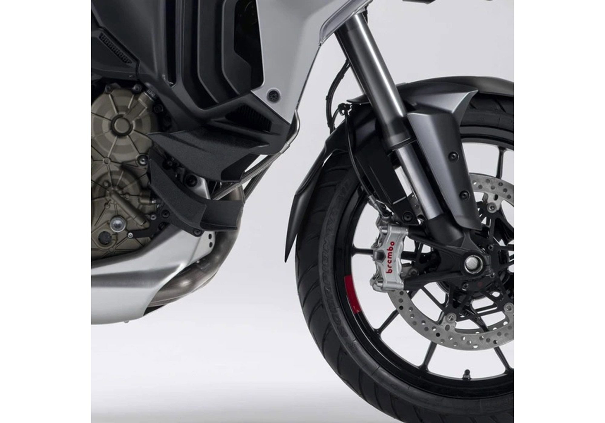 V*BODYSTYLE Kotflügelverlängerung vorne schwarz-matt passt für Ducati Multistrada V4/S/Sport
