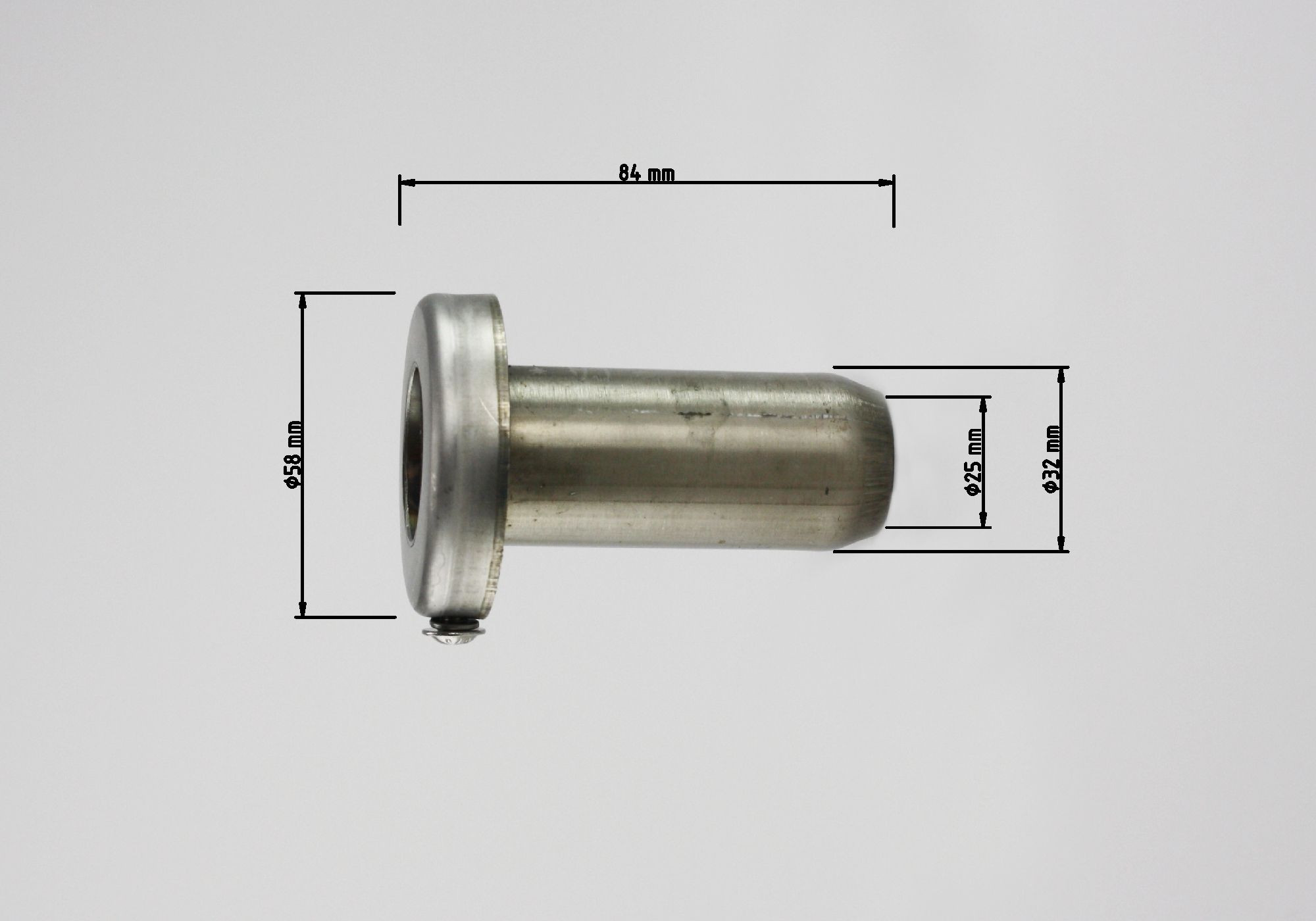 dB-Absorber Standard Ø32 mm Schraube außen/unten SS/Track 1000