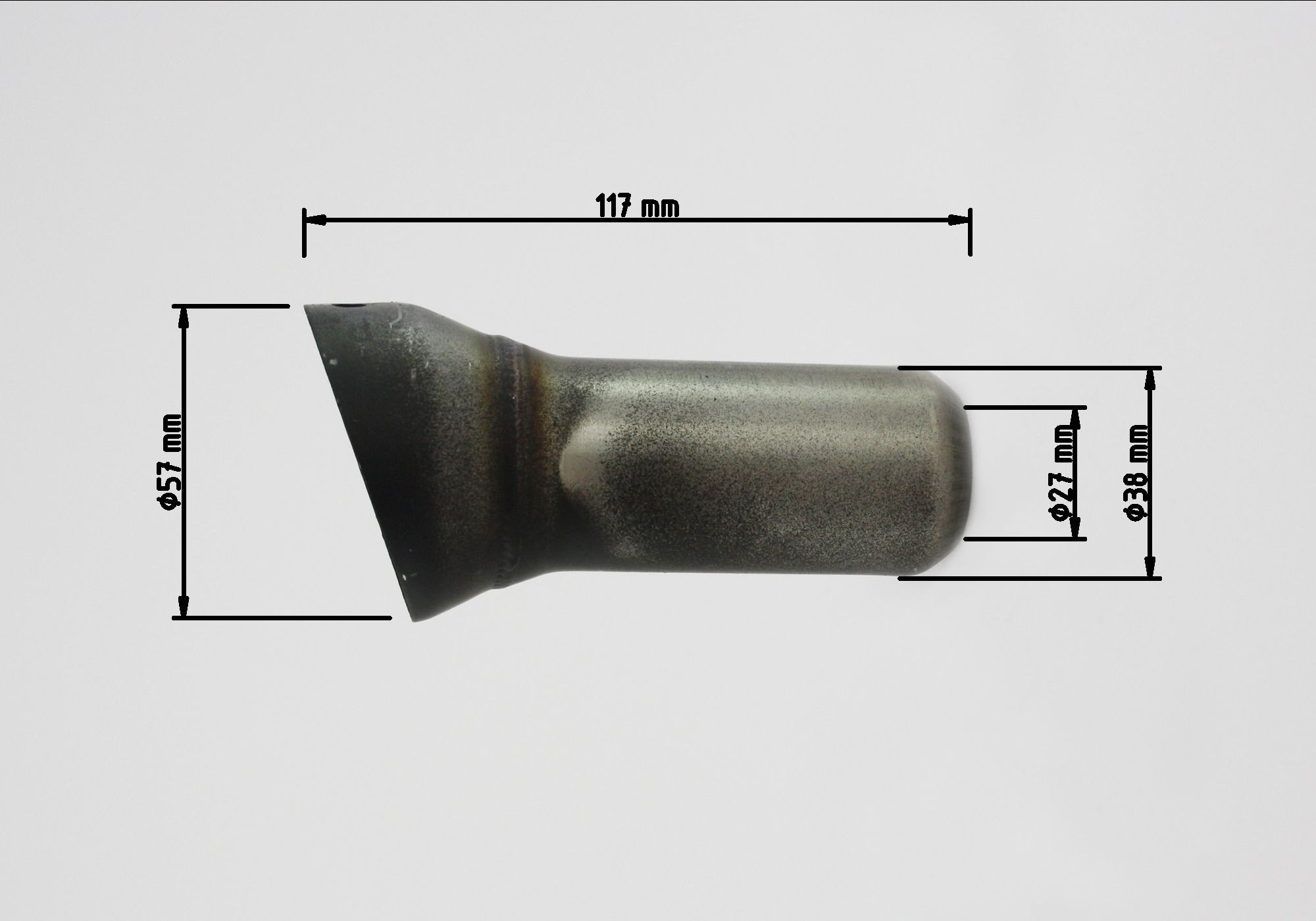 dB-Absorber Standard Ø38 mm Schraube innen/oben DSX-10 rund