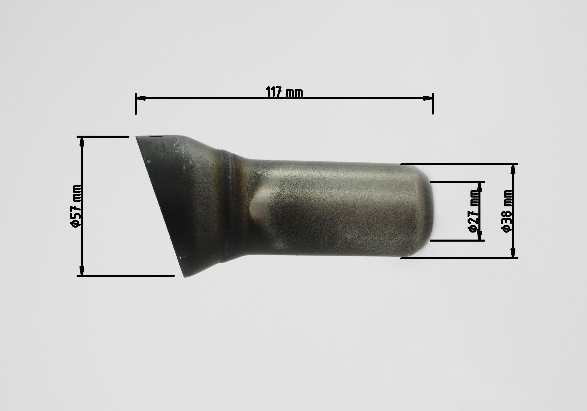 dB-Absorber Standard Ø38 mm Schraube innen/oben DSX-10 rund 