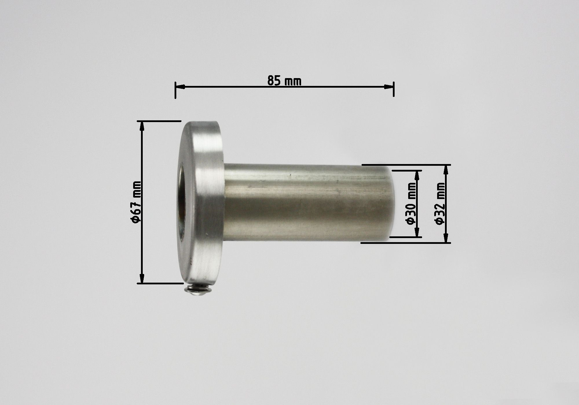 dB-Absorber Standard Ø32 mm Schraube außen/unten Kopf 67 mm Variante 1Track/Factory