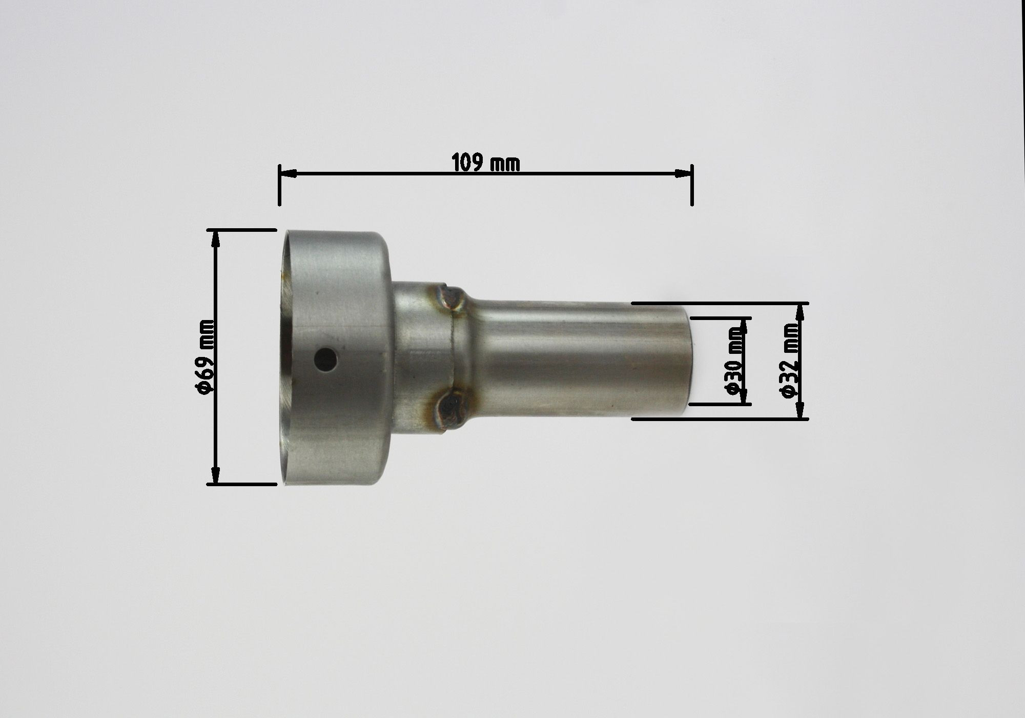 dB-Absorber Standard Ø32 mm Schraube innen/oben P 1