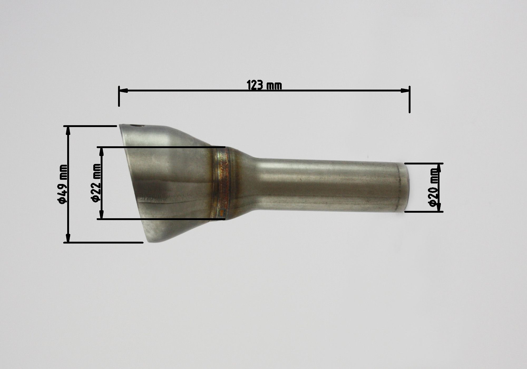 dB-Absorber LA Ø20 mm Schraube innen/oben DSX-7