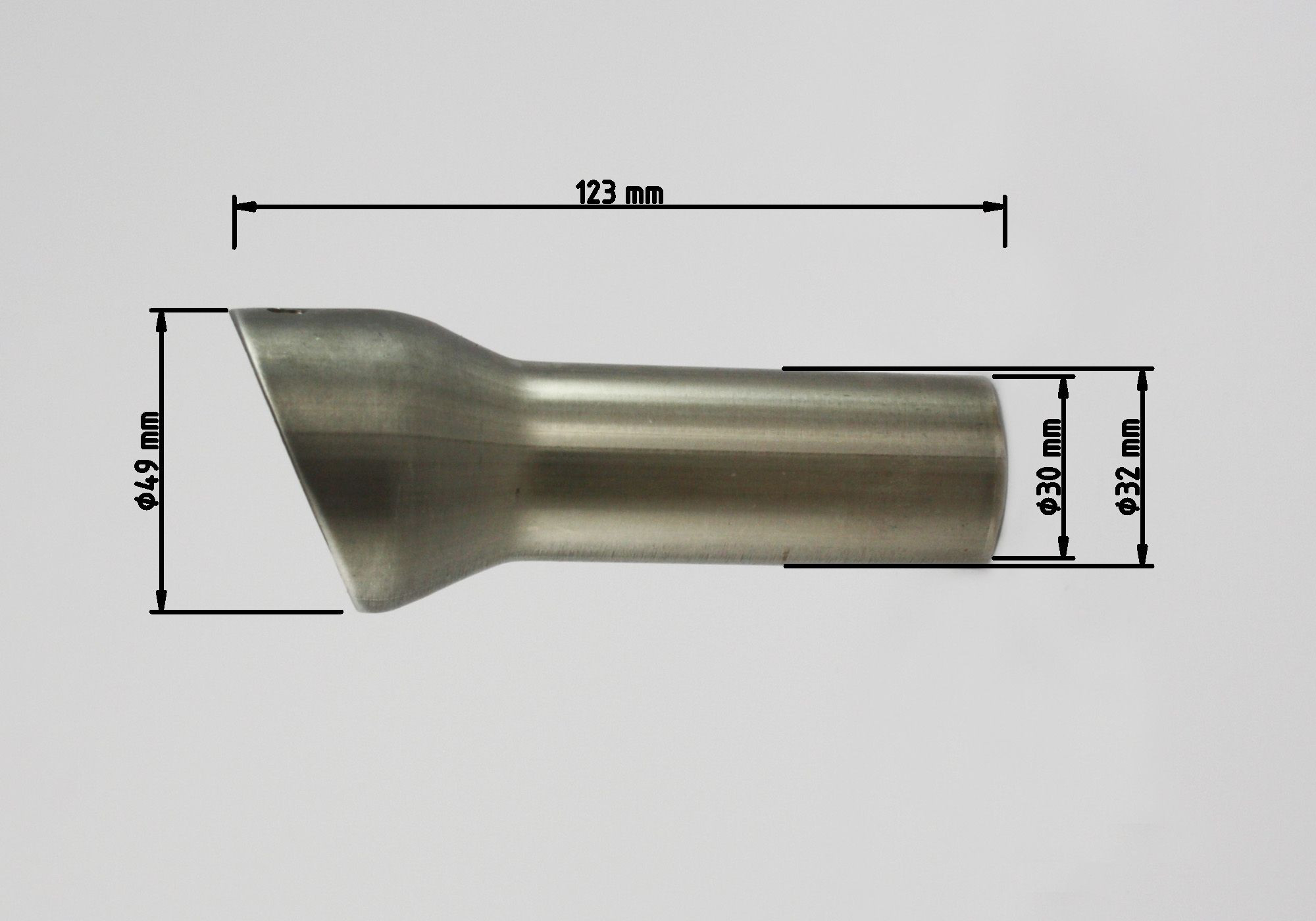 dB-Absorber Standard Ø32 mm Schraube innen/oben P