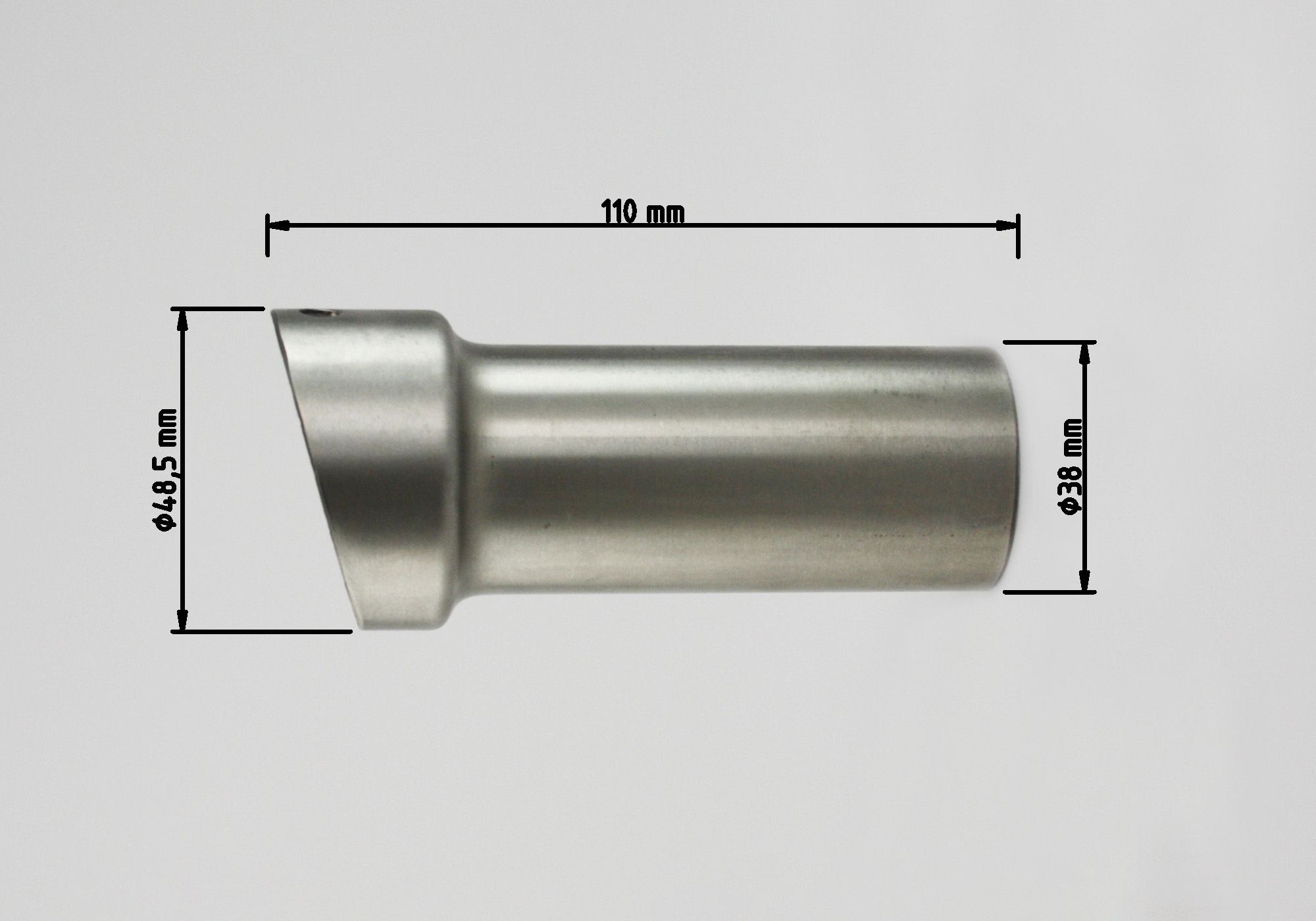 dB-Absorber Standard Ø38 mm Schraube innen/oben DSX-7 