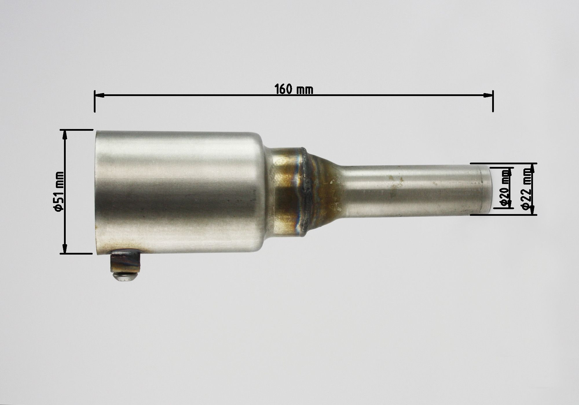dB-Absorber LA Ø20 mm Schraube außen unten SRC4