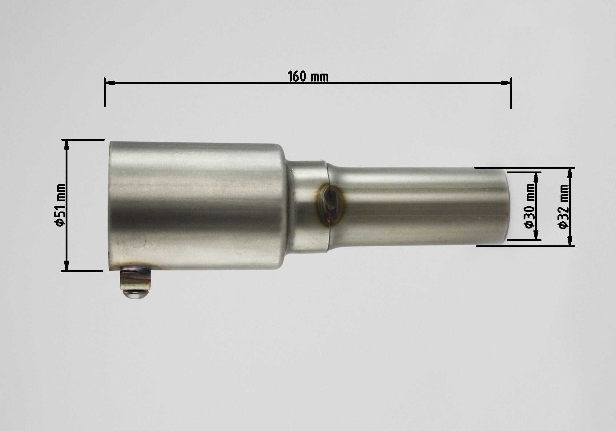 dB-Absorber Standard Ø32 mm Schraube außen/unten SRC 4 Variante 1 