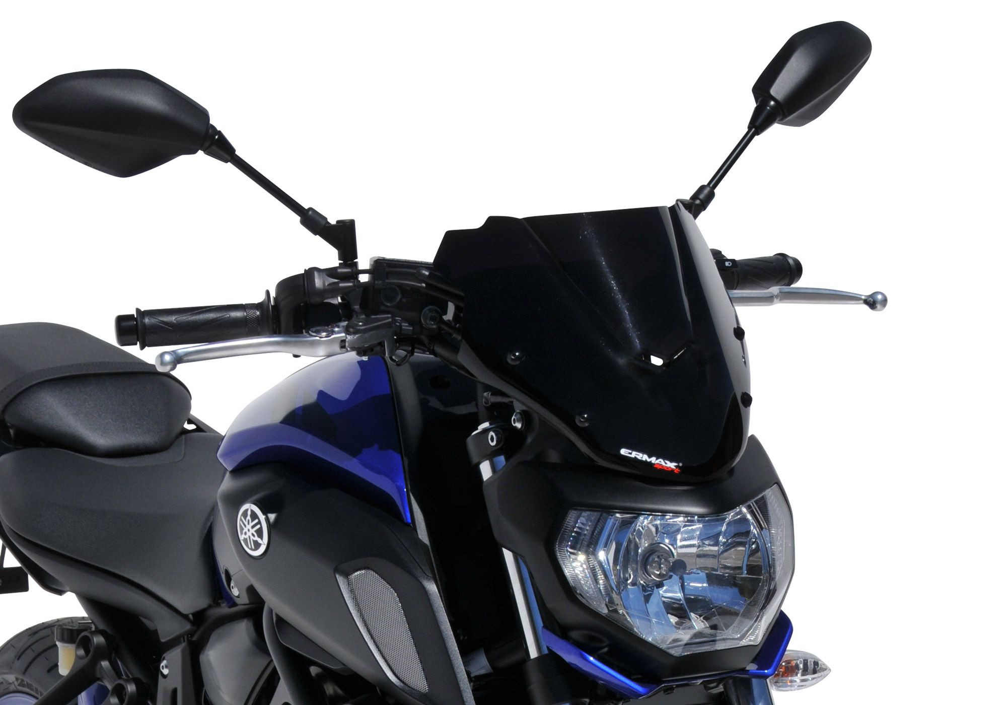 ERMAX Naked-Bike-Scheibe Sport schwarz getönt ABE passt für Yamaha MT-07