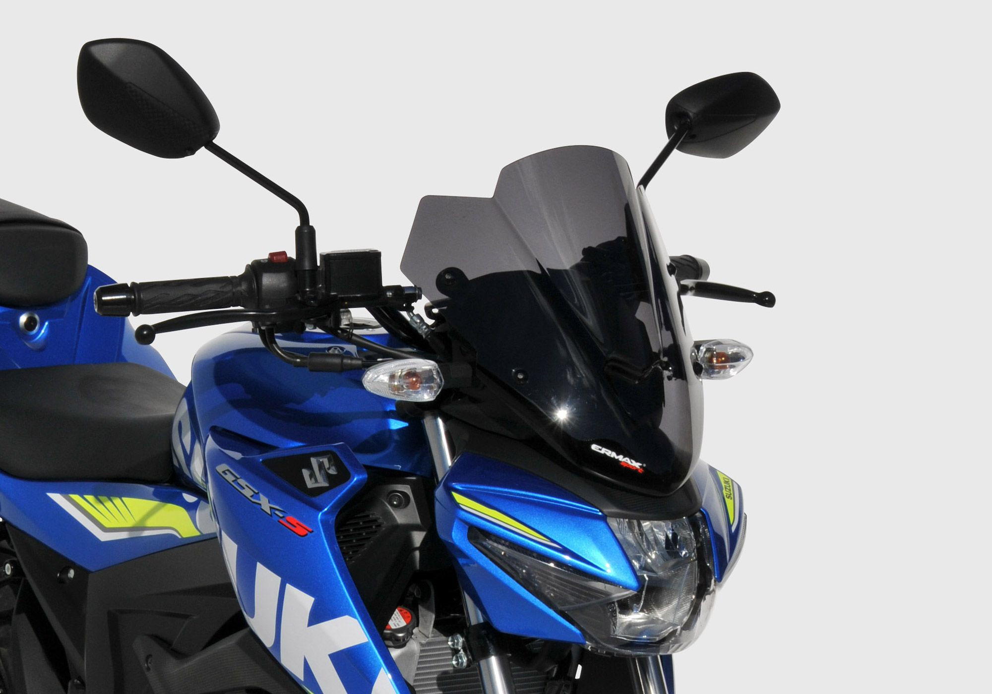 ERMAX Naked-Bike-Scheibe schwarz getönt ABE passt für Suzuki GSX-S 125