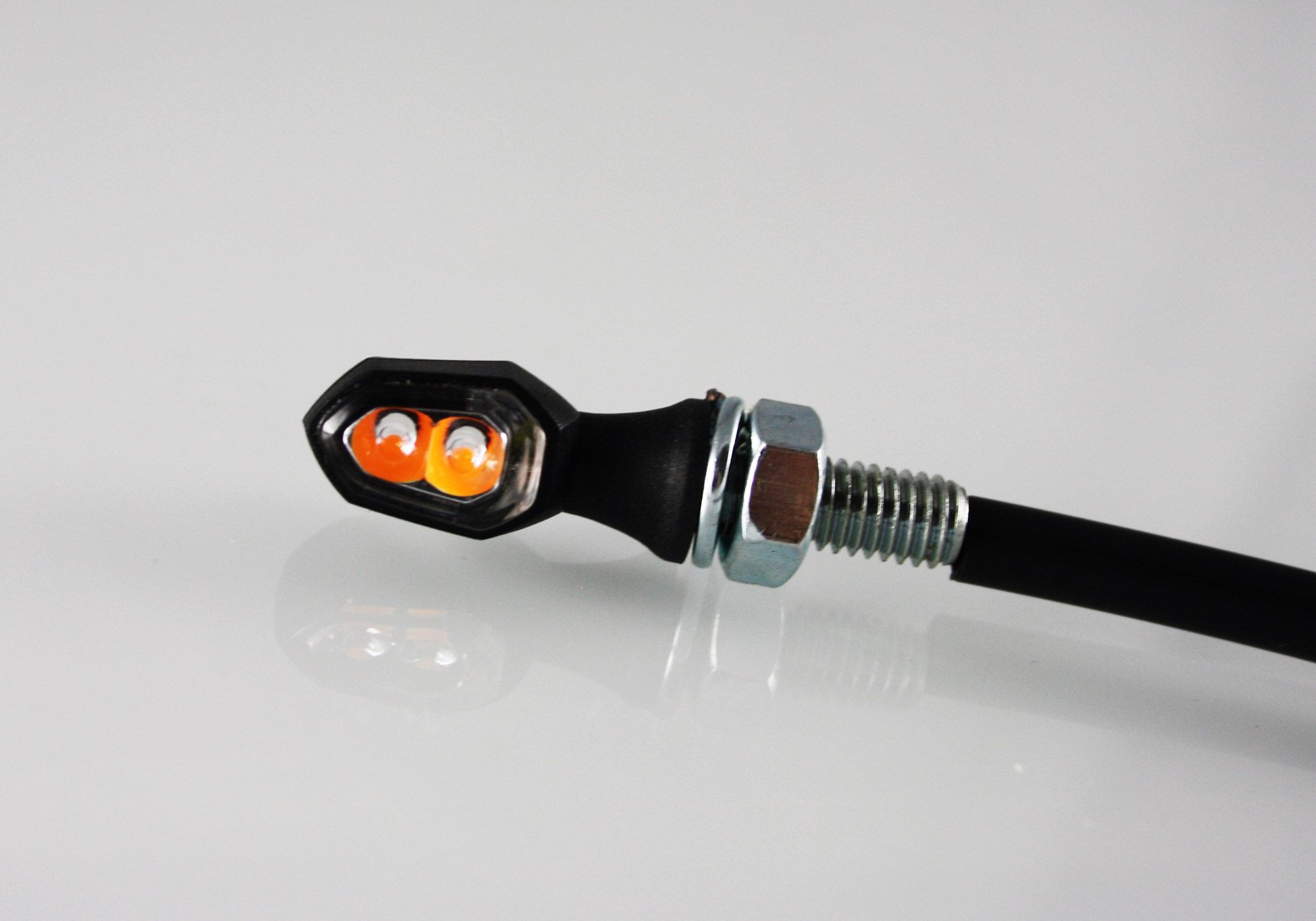 PROTECH Universal LED-Blinker RC-80 li/re schwarz EG-BE passt für APRILIA Dorsod