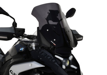 V*ERMAX Windschutzscheibe Sport schwarz getönt (durchsichtig) ABE passt für BMW 