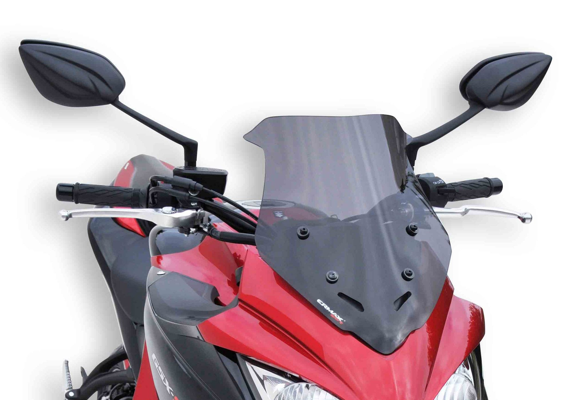 ERMAX Windschutzscheibe Sport schwarz getönt ABE passt für SUZUKI GSX-S 1000F(17