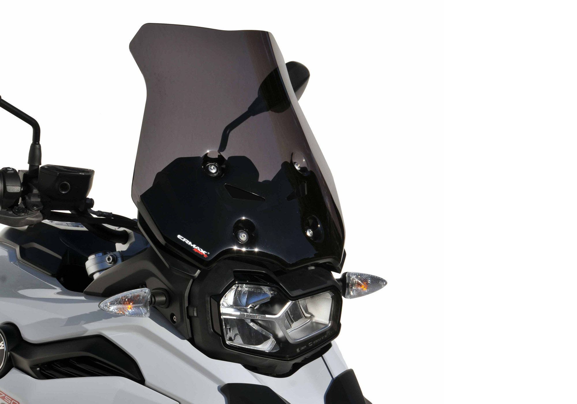 ERMAX Windschutzscheibe Sport schwarz getönt ABE passt für BMW F 750 GS(21-23)/F