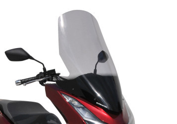 V*ERMAX Windschutzscheibe grau getönt (durchsichtig) ABE passt für HONDA PCX 125