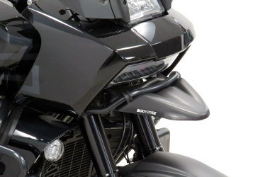 BODYSTYLE Schnabelverlängerung schwarz-matt passt für HARLEY DAVIDSON Pan Americ