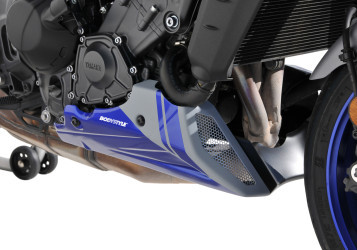 V*BODYSTYLE Sportsline Bugspoiler grau/rot/blau Storm Fluo ABE passt für YAMAHA 