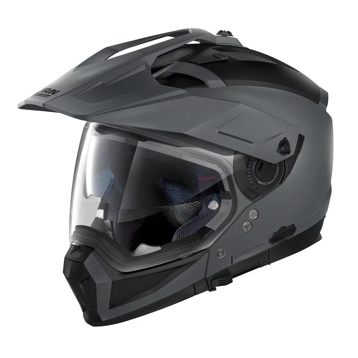 NOLAN Crossover Helm N70-2X N-Com CLASSIC, Flat Vulcan Grey 2 Gr: 2XS-3XL