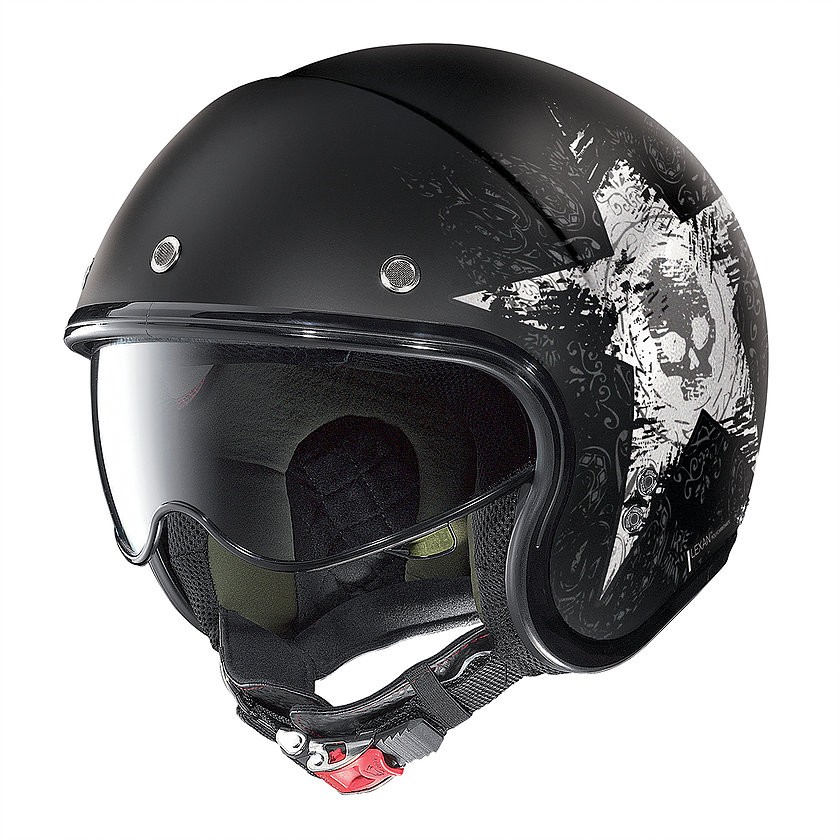 NOLAN Jethelm N21 STAR SKULL, flat black 70 Gr:L