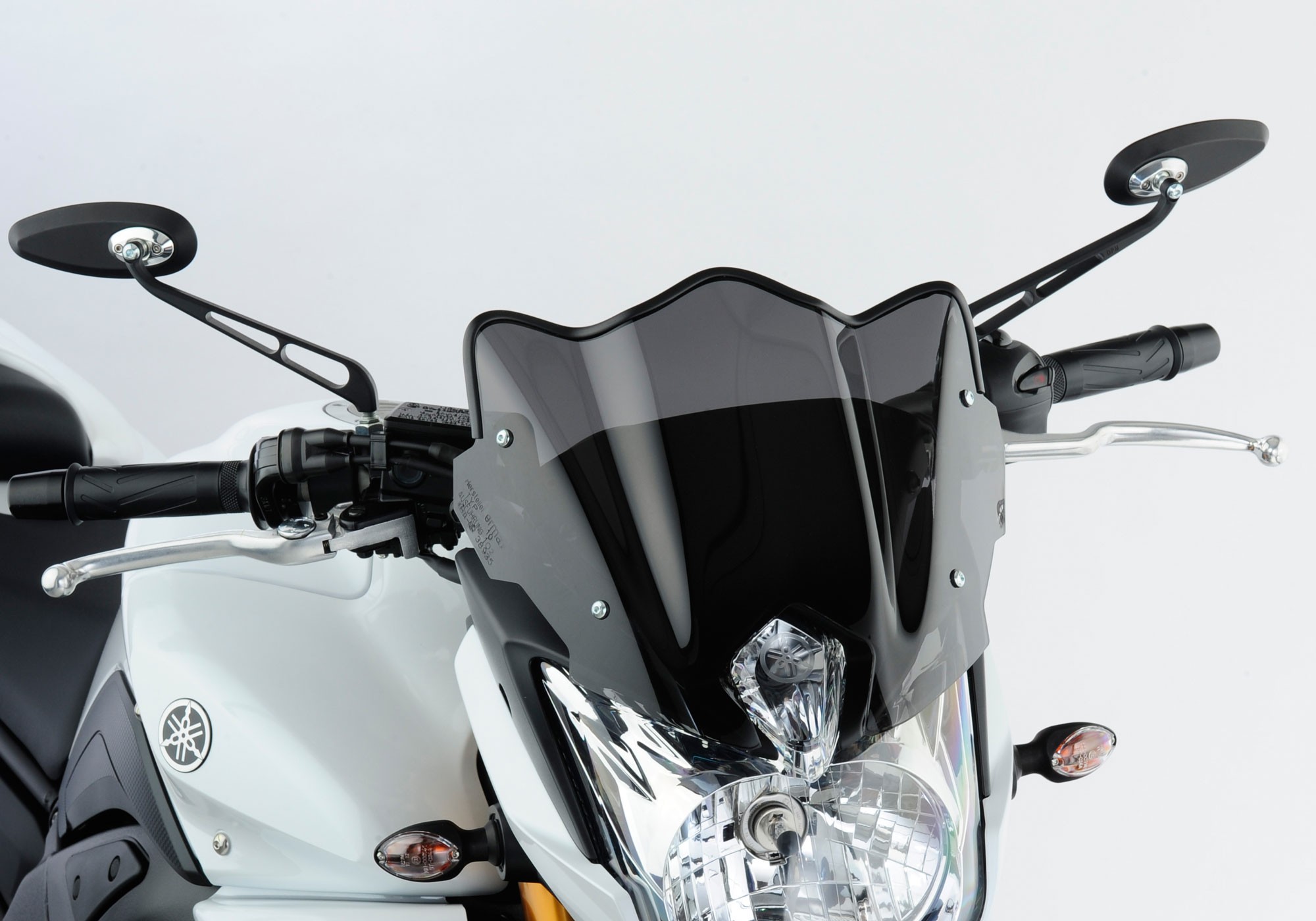 ERMAX Naked-Bike-Scheibe schwarz getönt ABE passt für Yamaha FZ8