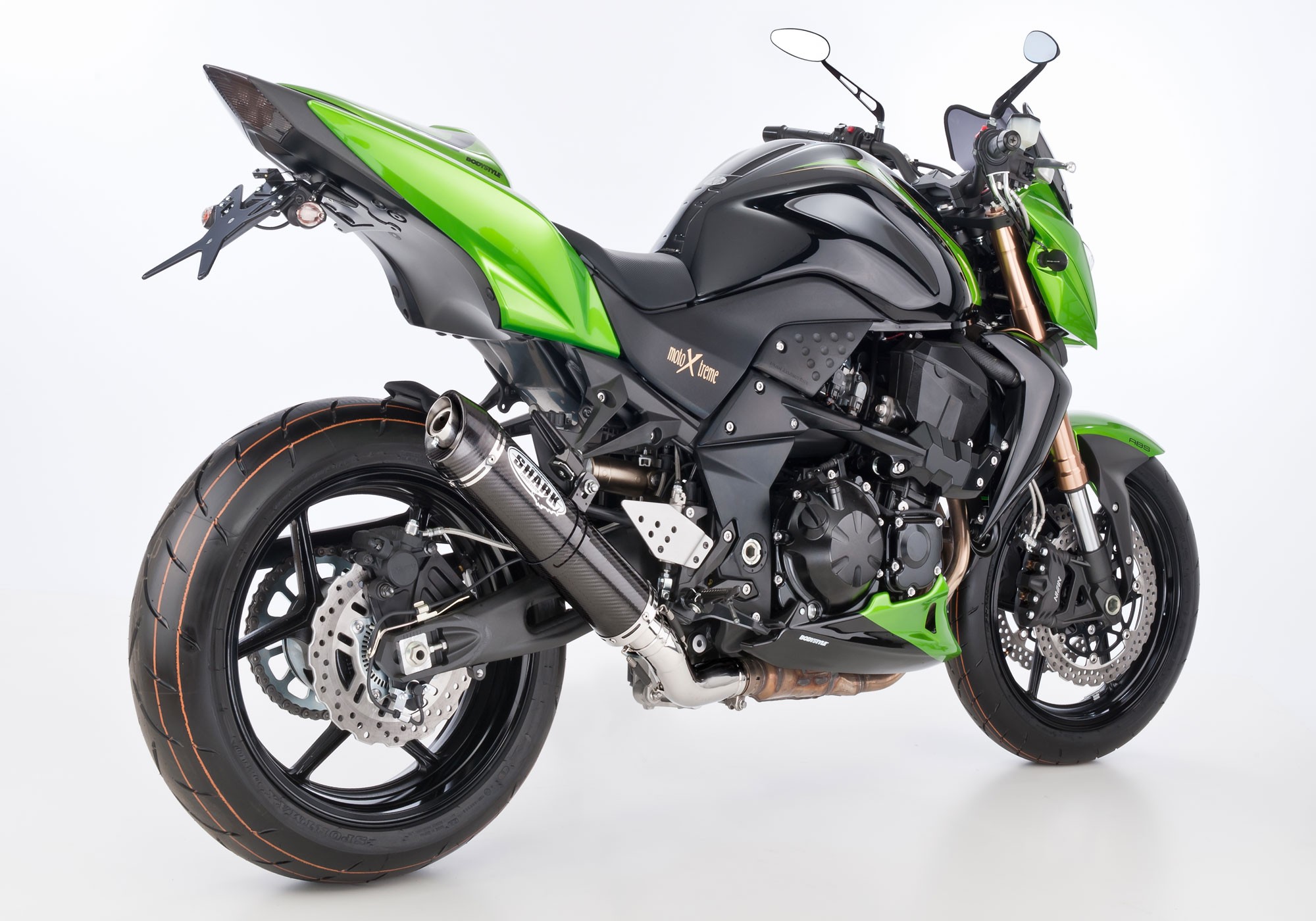 SHARK Street GP Auspuff Carbon EG-BE passt für KAWASAKI Z750R(11-12)/Z750R(11-12