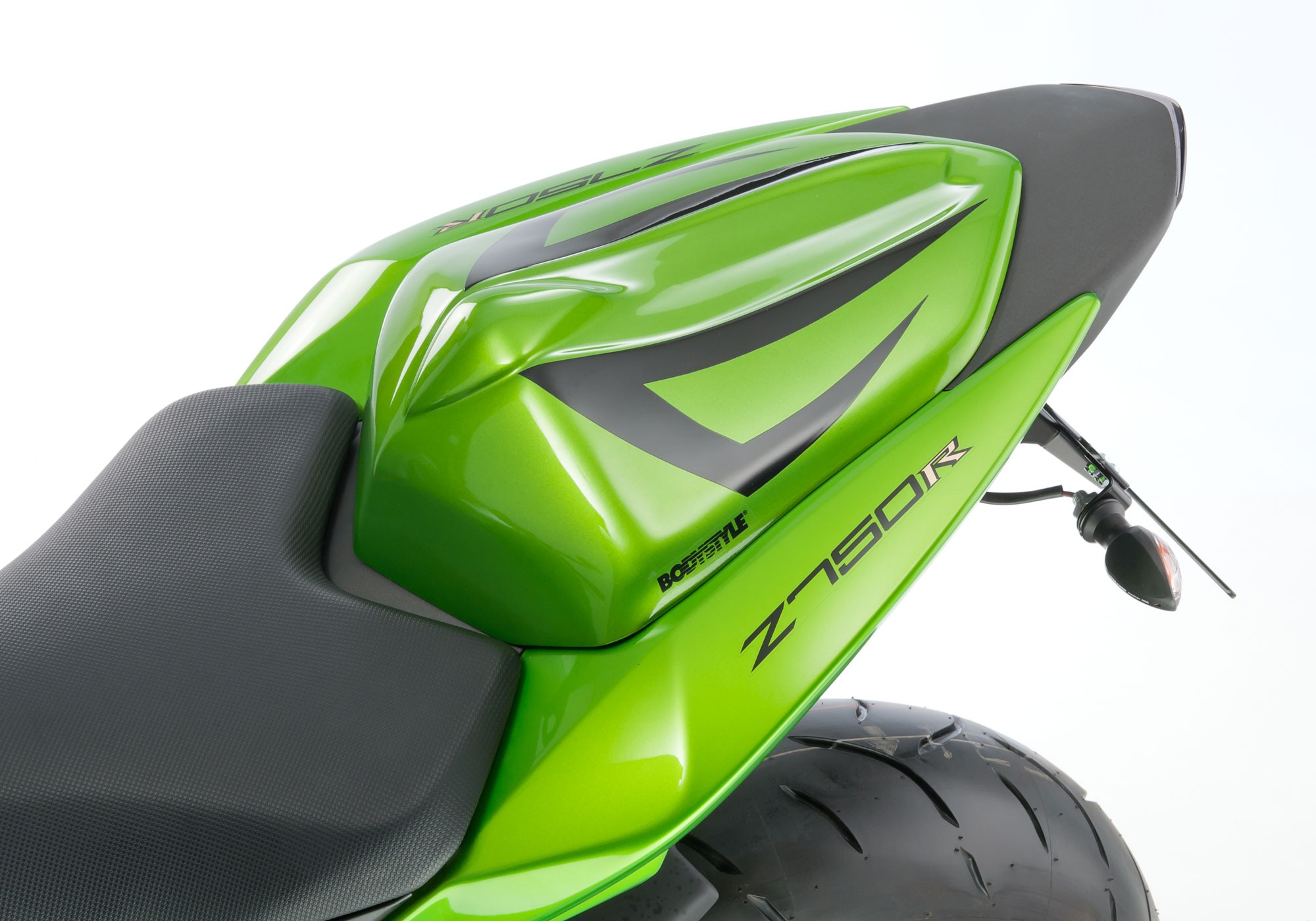 BODYSTYLE Sportsline Sitzkeil grün Candy Lime Green ABE passt für KAWASAKI Z750R