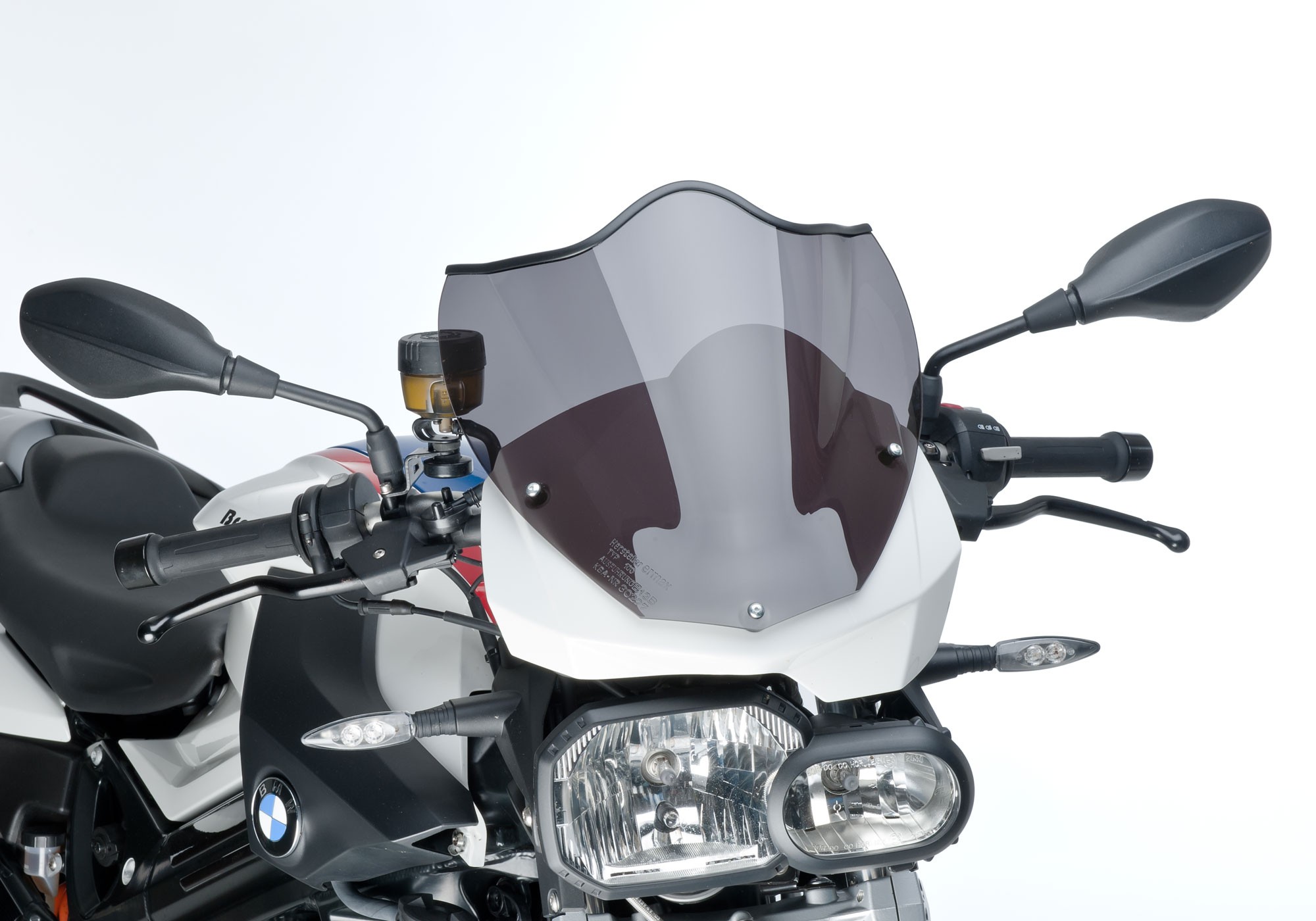 ERMAX Naked-Bike-Scheibe schwarz getönt ABE passt für BMW F 800 R