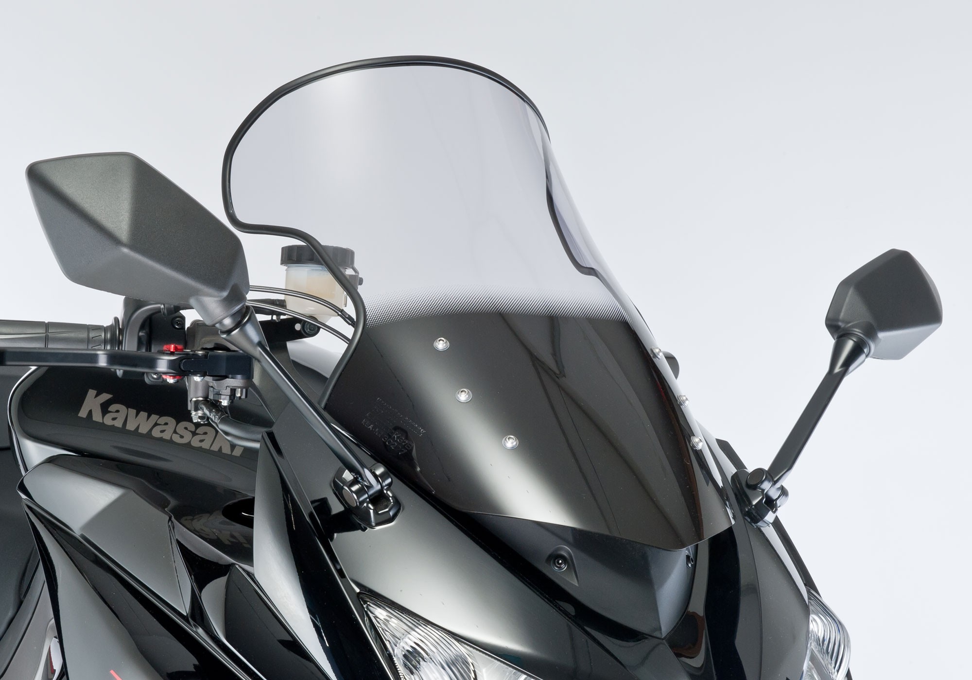 ERMAX Windschutzscheibe grau getönt ABE passt für KAWASAKI Z1000 SX(11-13)/Z1000