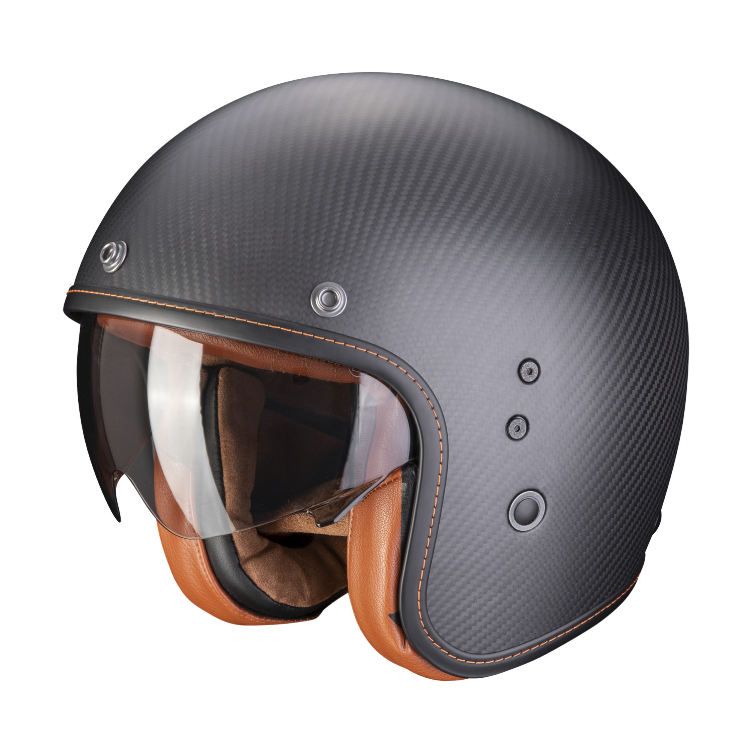 SCORPION Jethelm BELFAST CARBON EVO SOLID Mattschwarz ECE R22.06