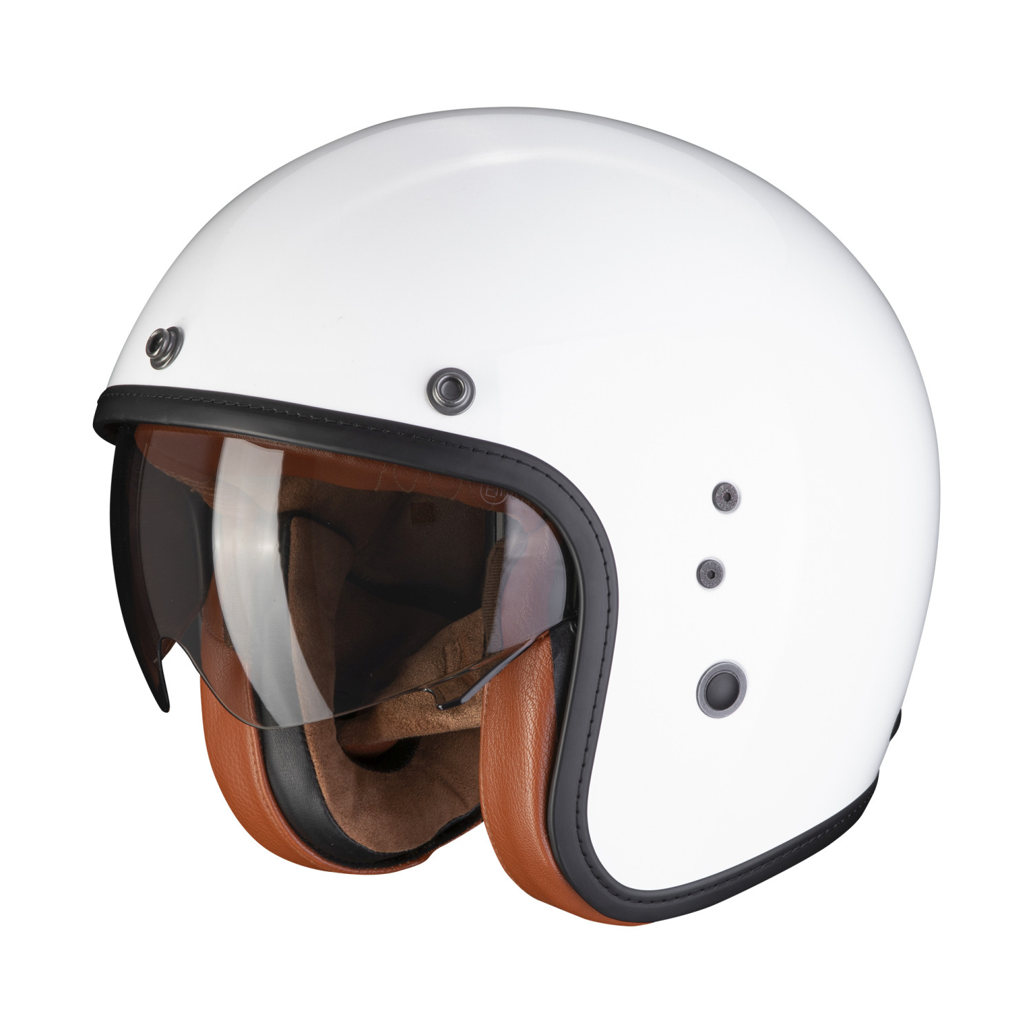SCORPION Jethelm BELFAST EVO LUXE Weiss ECE R22.06