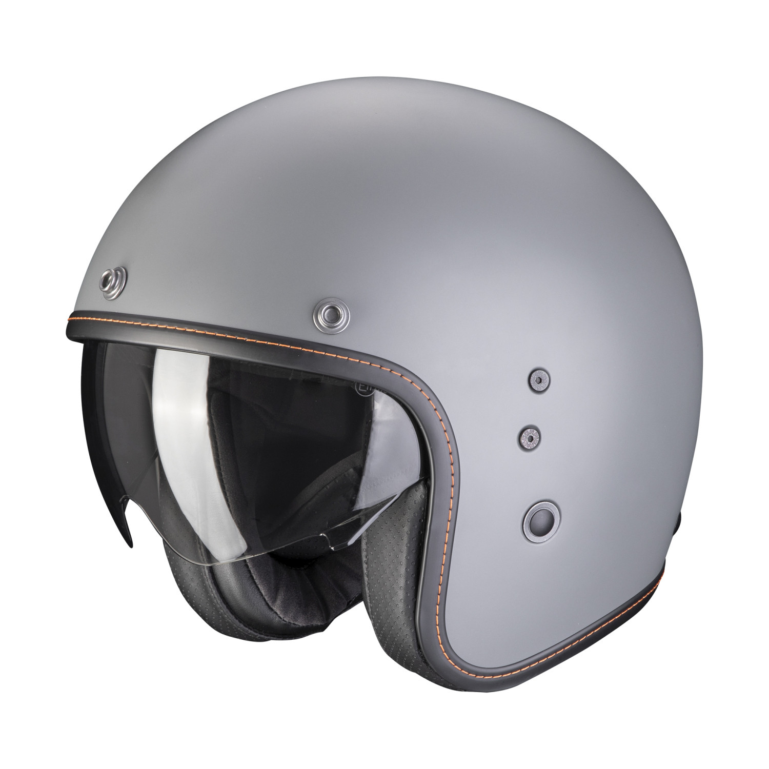 SCORPION Jethelm BELFAST EVO SOLID Matt Zementgrau ECE R22.06