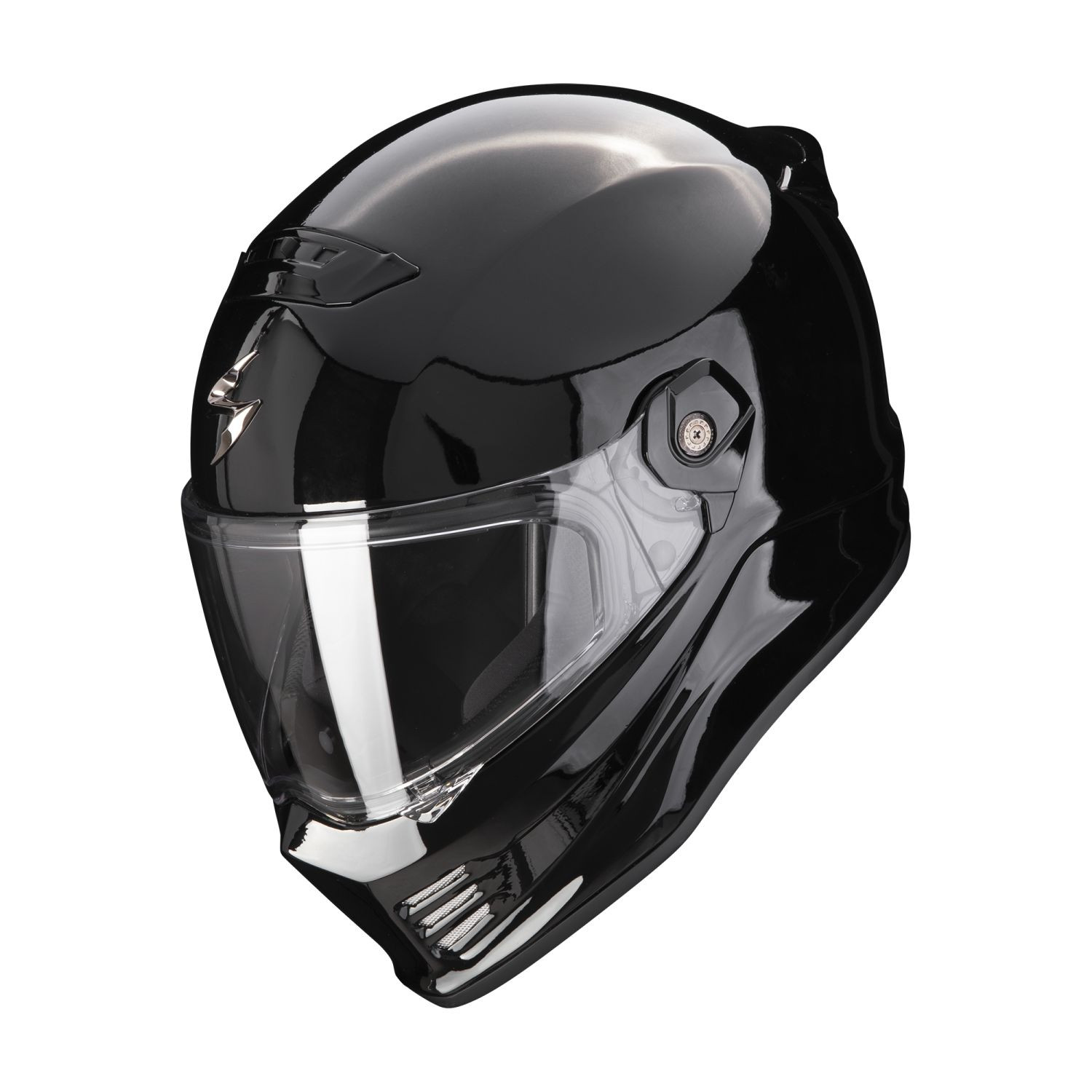 SCORPION Integralhelm COVERT FX SOLID Schwarz ECE R22.06